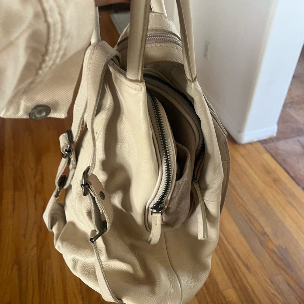 Stylish Cream Backpack - Picture 9 of 16